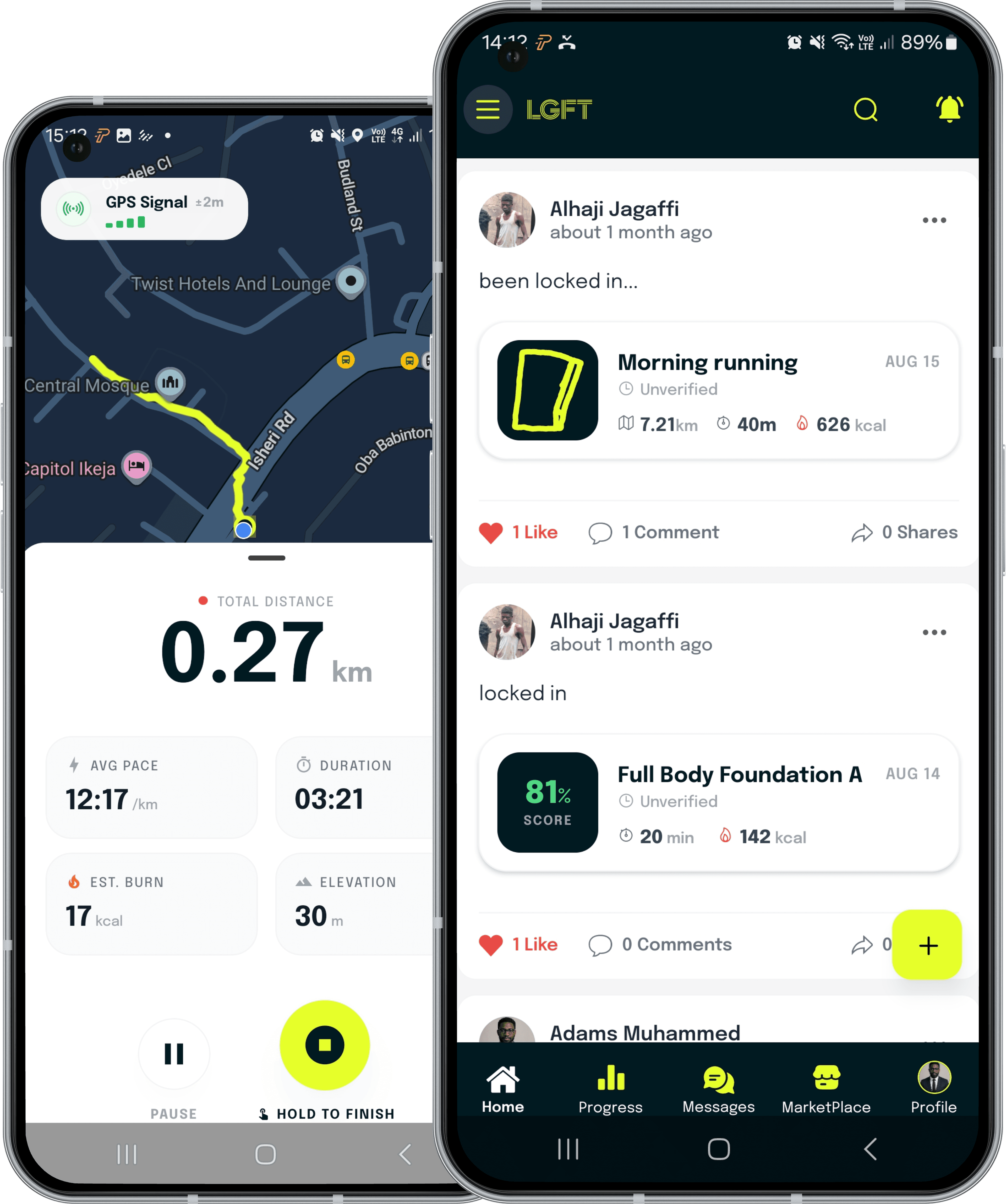 LGFT App Interface